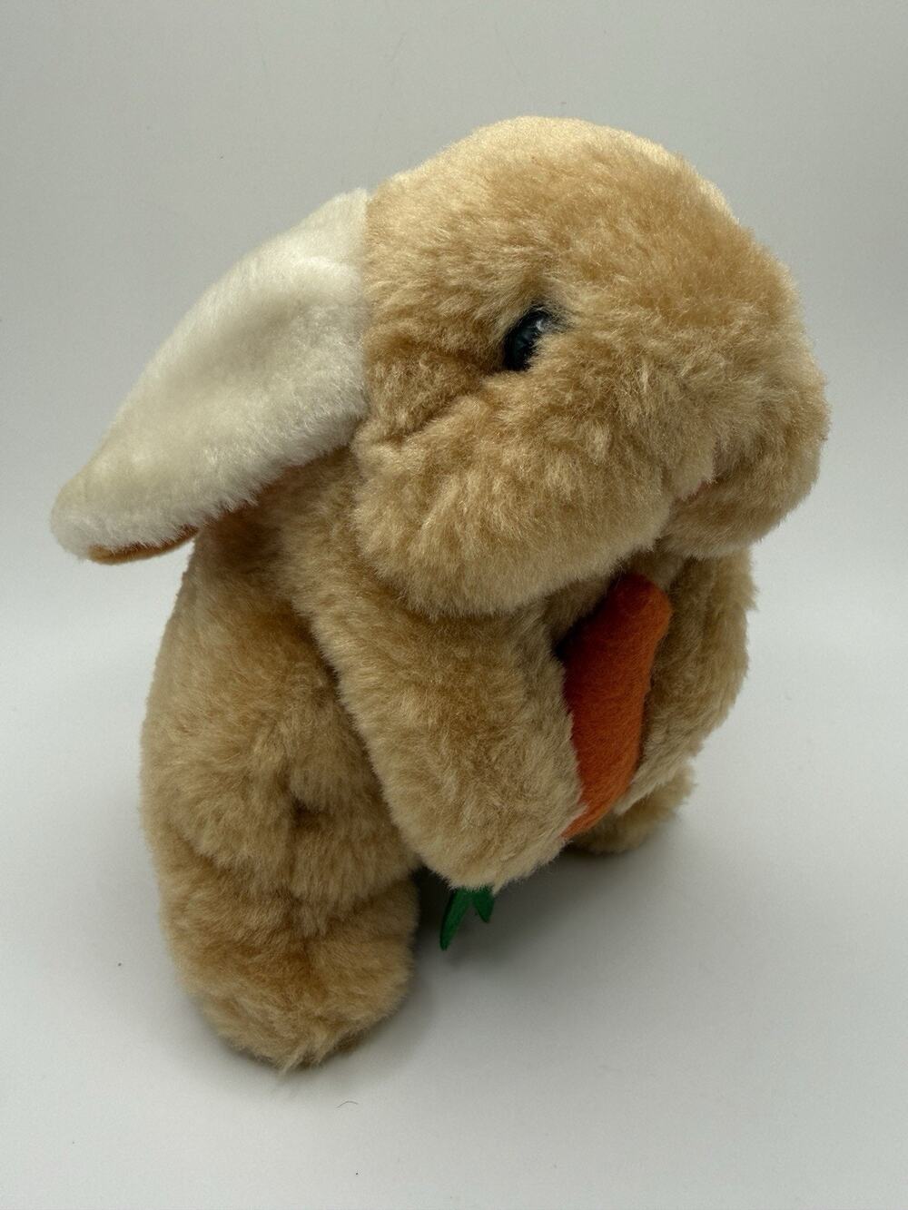 Vintage 1980s Cuddle Wit Plush Bunny Rabbit Stuffed Animal Plushie Easter 7”